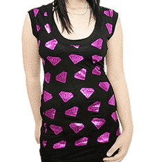 PINK FOIL DIAMOND